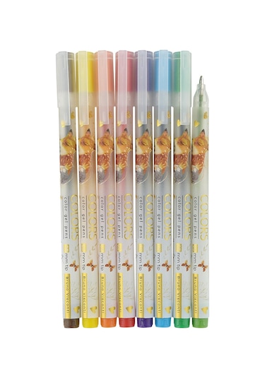 Bruno Visconti Jel Kalem Seti "colors.", 0.5 , 8 Renk Çok Renkli