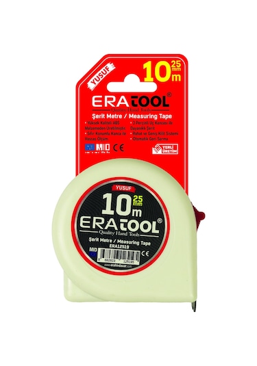 Şerit Metre 10 25 - Şeffaf Era12558 Ahmet Eratool