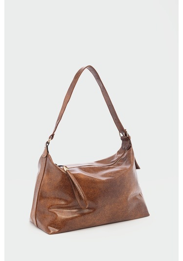 Gabrielle Salaş Omuz Çantası Taba Taba