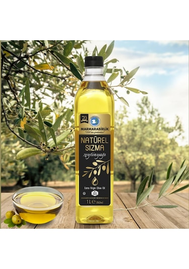 Marmarabirlik Pet Natural Sızma Zeytin Yağı 12 x 1 KG