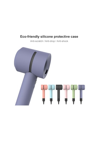 İçin Saç Kurutma Makinesi Darbeye Dayanıklı Silikon Koruyucu Kılıf Siyah