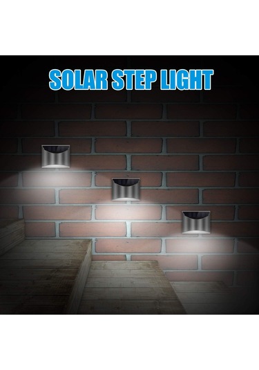 Güneş Enerjili Dış Mekan Işıkları 2'li Paket Led Güneş Enerjili Lamba Kablosuz Aydınlatma Su Geçirmez Duvar Lambası Bahçe, Teras, Bahçe İçin