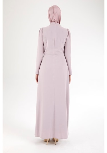 Armine Trend Taş Desenli Elbise-lila 25yt912 Lila