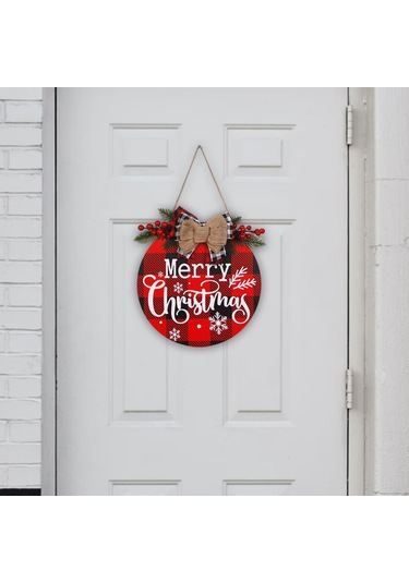 Suntek Halat Ile Noel Kapı Askı Pencere Partisi Yard Kırmızı