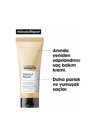 L'Oréal Professionnel Serie Expert Absolut Repair Yıpranmış Saçlar İçin Onarıcı Saç Bakım Kremi 200 ML