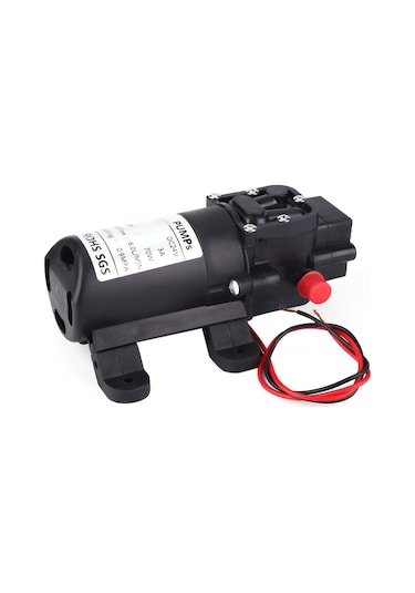 Su Basıncı Diyafram Pompası, Dc 24v 70w 6l/mın Çift Düz Boru Kendine Prımıng Psyreer Pompası Rv Deniz Teknesi Çim