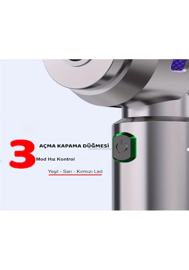 H-8083 20.000pa Kablosuz Oto Araç Süpürgesi Şarjlı 3 Kademeli Profesyonel Ultra Çekim Güçlü Mini Gümüş Gri