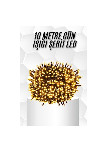 10 Metre Led Işık Gün Işığı Her Ortama Uygun Ampüllü