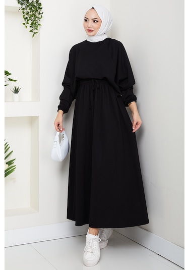 Evsan Tunik Etek Oysho İkili Takım 1650 - Siyah Siyah