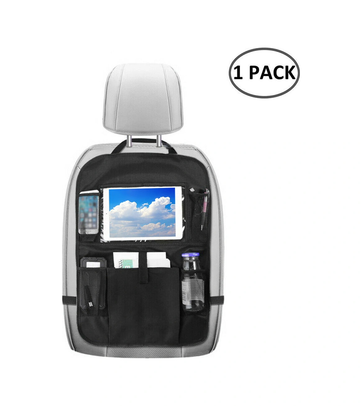 Youmex Araba Arka Koltuk Organizatörü, 600d Polyester, Multi-capacity Cüzdanlar, Su Bardak, Tablet, Oyuncağı Saklama, Su Geçirmez, Evrensel Uyumlu