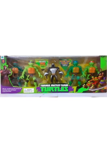 Ninja Kaplumbağalar Ninja Turtles 5 Li Figür Set 12 Cm