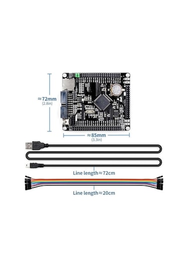 Stm32f407vet6 Devebox Geliştirme Kartı Nrf24l01 Microsd Miniusb 168 Mhz Cpu Arm Cortex-m4 Dsp Fpu