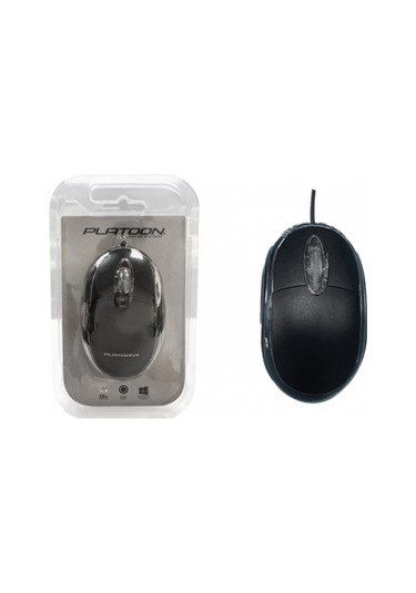 Platoon Pl-1076 Usb Siyah 1200dpi Optik Mouse Pl-1076