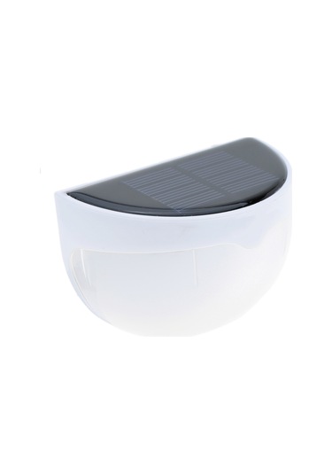 Springsun Güneş Enerjili Led Duvar Lambası Beyaz Işık Ip55 Su Geçirmez Bataryalı Bahçe/ev Aydınlatma Altın