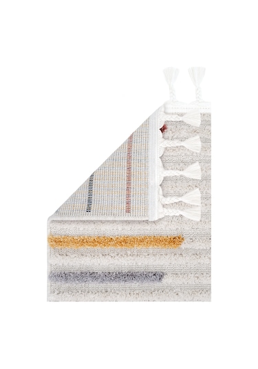 Cool Halı Palazzo Yumuşak Bukle Tezgah Önü Leke Tutmaz Kabartmalı İskandinav Renkli Mutfak Halısı