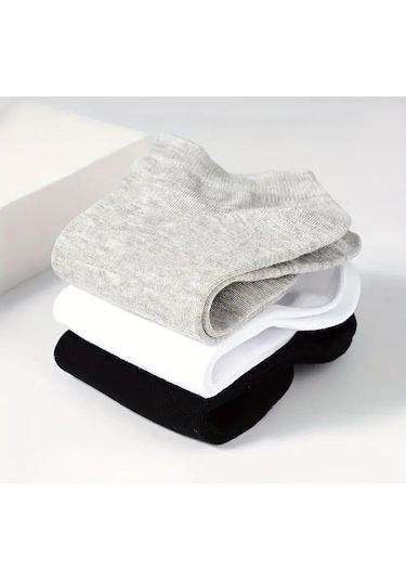 Erkek 9 Çift Pamuklu Günlük Kullanım İçin Kısa Patik Çorap Asorti