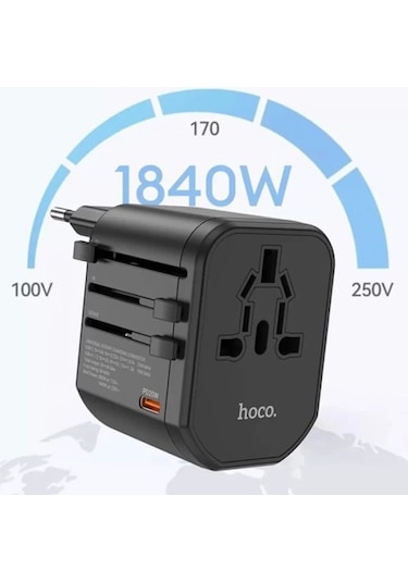 Hoco AC15 20 W PD QC 3.0 Hızlı Şarj Universal Priz