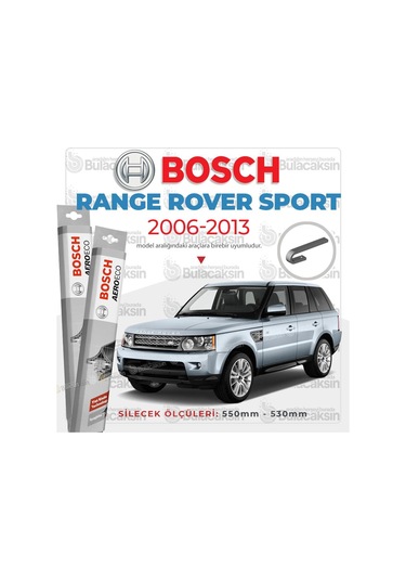 Range Rover Sport Muz Silecek Takımı 2006-2013 Bosch Aeroeco N11.5273