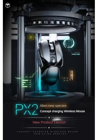 Techtic PX2 Mekanik Metal Kablosuz Optik Mouse