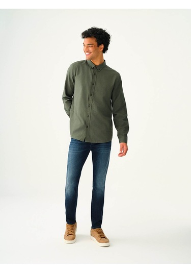 Loft Regular Fit Açık Haki Erkek Gömlek Lf2037403 Açık Haki