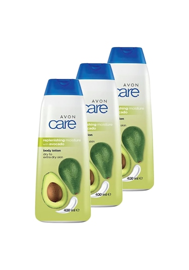 Avon Care Kuru Ciltler için Avokado Özlü Vücut Losyonu 400 ML Üç