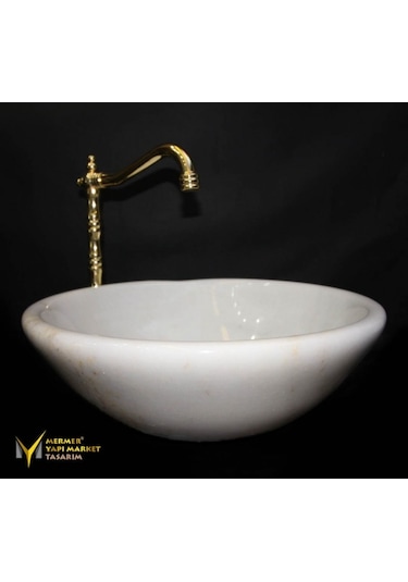 Muğla Kristal Beyaz Tasarım Lavabo