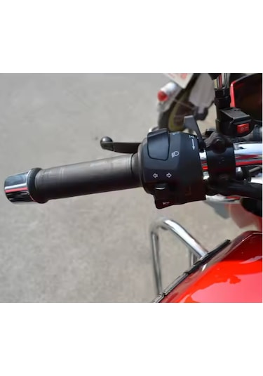 CARETECH CT-E043 Elcik Isıtma Motosiklet 2 Kademeli Isıtmalı Sarmalı Takım Motosiklet Gidon Evrensel