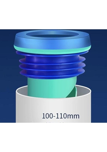 Trendooze Tuvalet Flanşları Balmumu Mavi, Sızdırmazlık Ve Yüksek Kalite Mavi