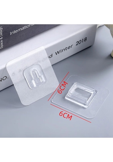 Geçmeli Klips Eşya Sabitleme Askısı 5 Set 054 Çok Renkli