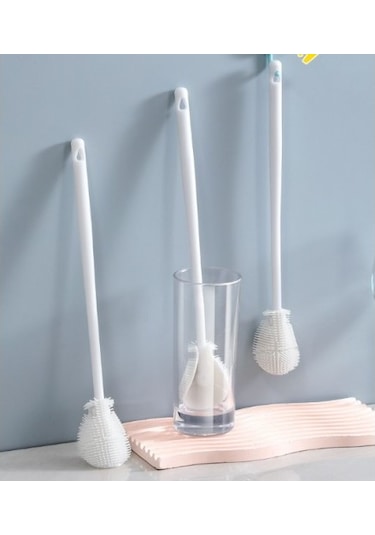 Kavanoz Ve Biberon Yıkama Fırçası Silikon Çok Renkli