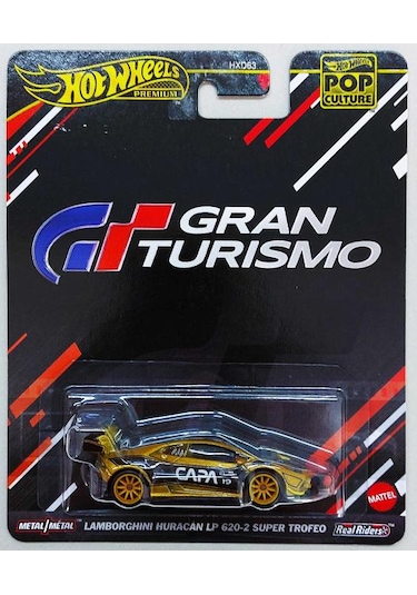 Hot Wheels Premium Lamborghini Huracan Lp 620-2 Super Trofeo Gran Turismo 2025 Pop Culture Model Araba Altın Rengi