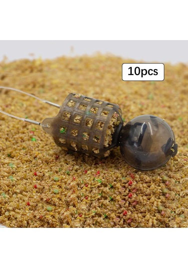 Suntek 10 Adet Sazan Balıkçılığı Yemleri Taşınabilir Yem M