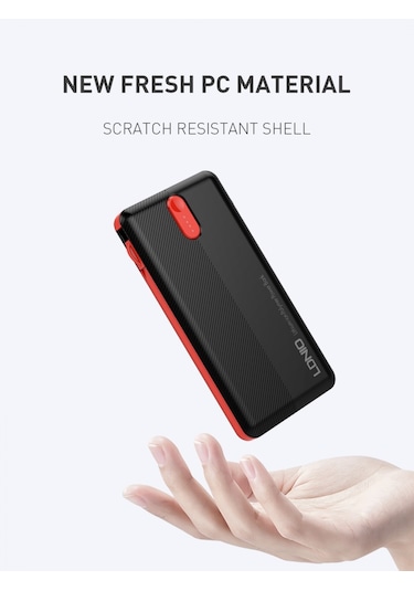 Ldnıo Pl1013 10.000 MAh 3 in 1 Hızlı Şarj Powerbank Siyah