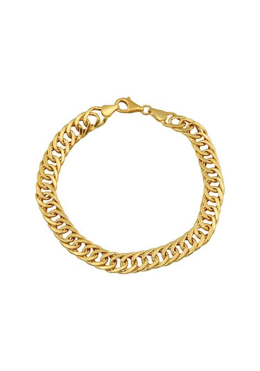 14 Ayar Altın Unisex Spor Günlük Bileklik Sarı Altın