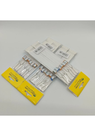 Çaparist 3 Lü Mantarlı 2 Li Beyaz İğne Çinekop 3 Lü Takım