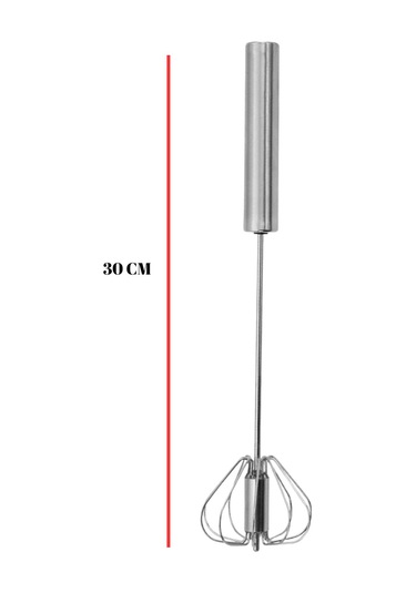 Pistonlu Metal Çırpıcı 30 Cm Metal