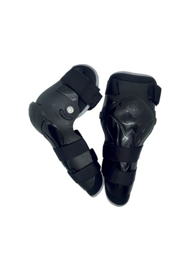 Motobir Mafsallı Kobra Dizlik Siyah