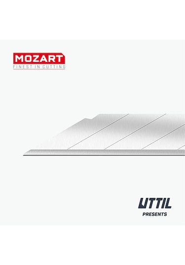 Mozart Blades 93.040 9mm 30 Derece Kır-at Bıçak 10'lu Yedek