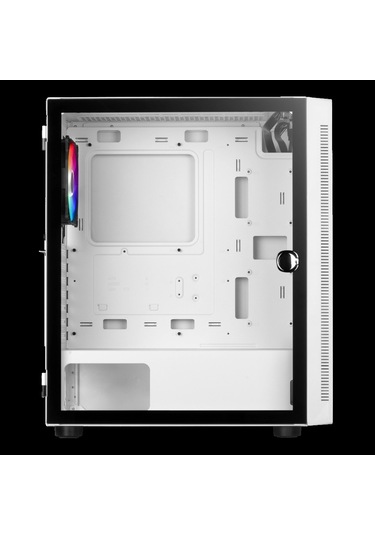 Gamdıas Argus E4 Elite Wh, 600w, Tempered Glass, Argb, Atx, 80+ Bronze, White Edition, Gamıng Kasa