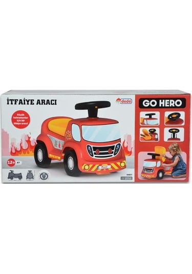 Dede Oyuncak Go Hero İtfaiye Aracı 04037 Çok Renkli