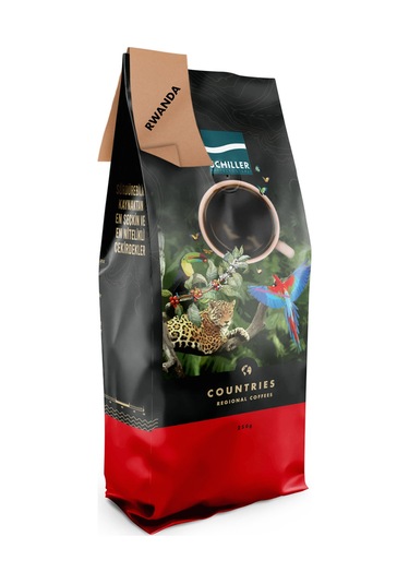Schiller Kaffeerösterei Countries Rwanda Blue Bourbon Single Origin Çekirdek Kahve 250 G