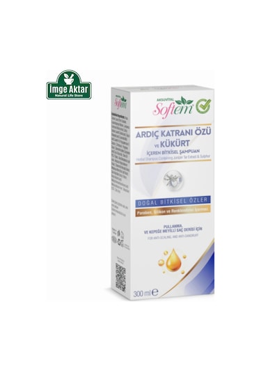 Ardıç Katranı Özü Ve Kükürt Bitkisel Şampuan 300 Ml