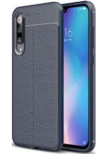 Xiaomi Mi 9 Kılıf Zore Niss Deri Desenli Silikon Kılıf