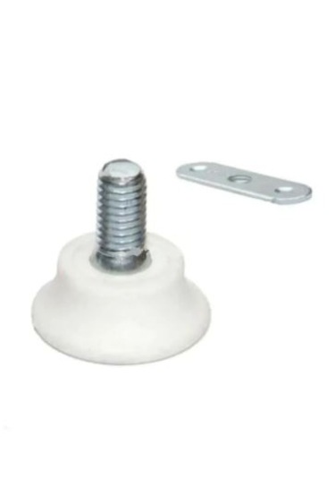 Ayak Küçük Beyaz Ve Sacı M8 12 Adet Mobilya Ayak