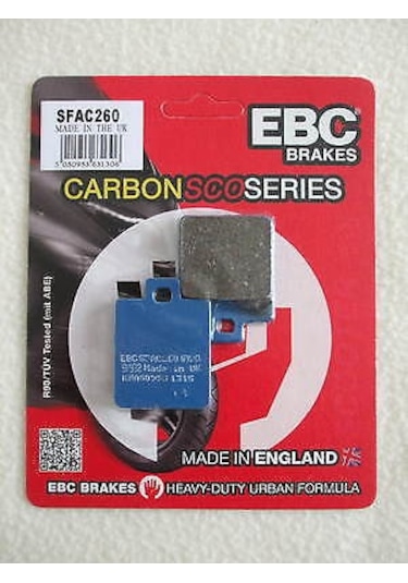 Piaggio Mp3 300 Ön Fren Balatası Ebc Sfac260 Karbon Balata