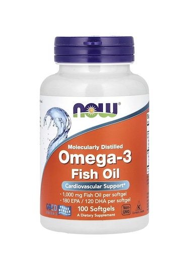Now Foods Omega 3 Balık Yağı Fish Oil 100 Softgels