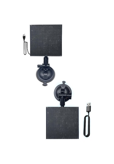 Oto Led Ekran Emoji Ekranı Bluetooth Telefon Kontrol Animasyonlu