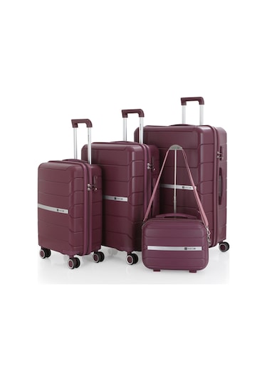 Mçs Polipropilen 4lü Valiz Seti V366 S21sy1000048-set 210 Mürdüm