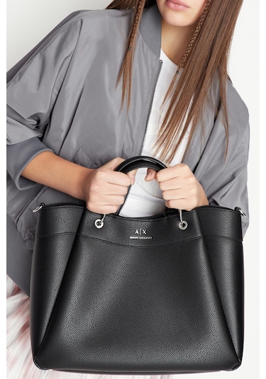 Armani Exchange Kadın El Ve Çapraz Askılı Çanta 942910cc783 Siyah