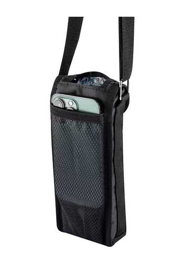 Ns Reliable Termal Soğutucu Yalıtımlı Su Şişesi Matara Termos Taşıma Çantası 0,5 Lt - 999 Siyah